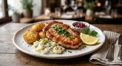 Schweinsschnitzel paniert